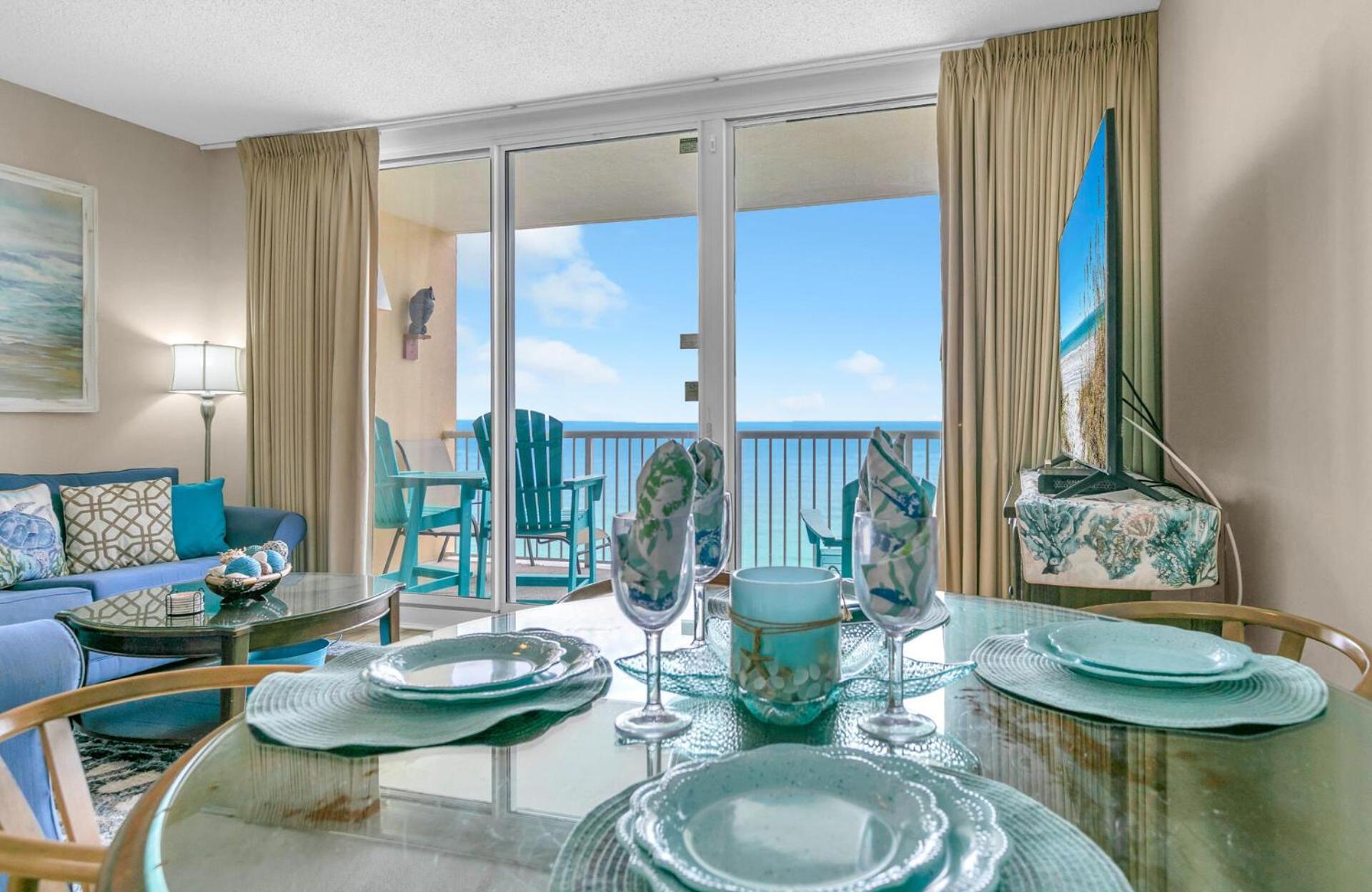 Stunning Ocean & Sunset Views, Direct Beach Access With 2 King Bedrooms At Panama City Beach, Fl Bagian luar foto