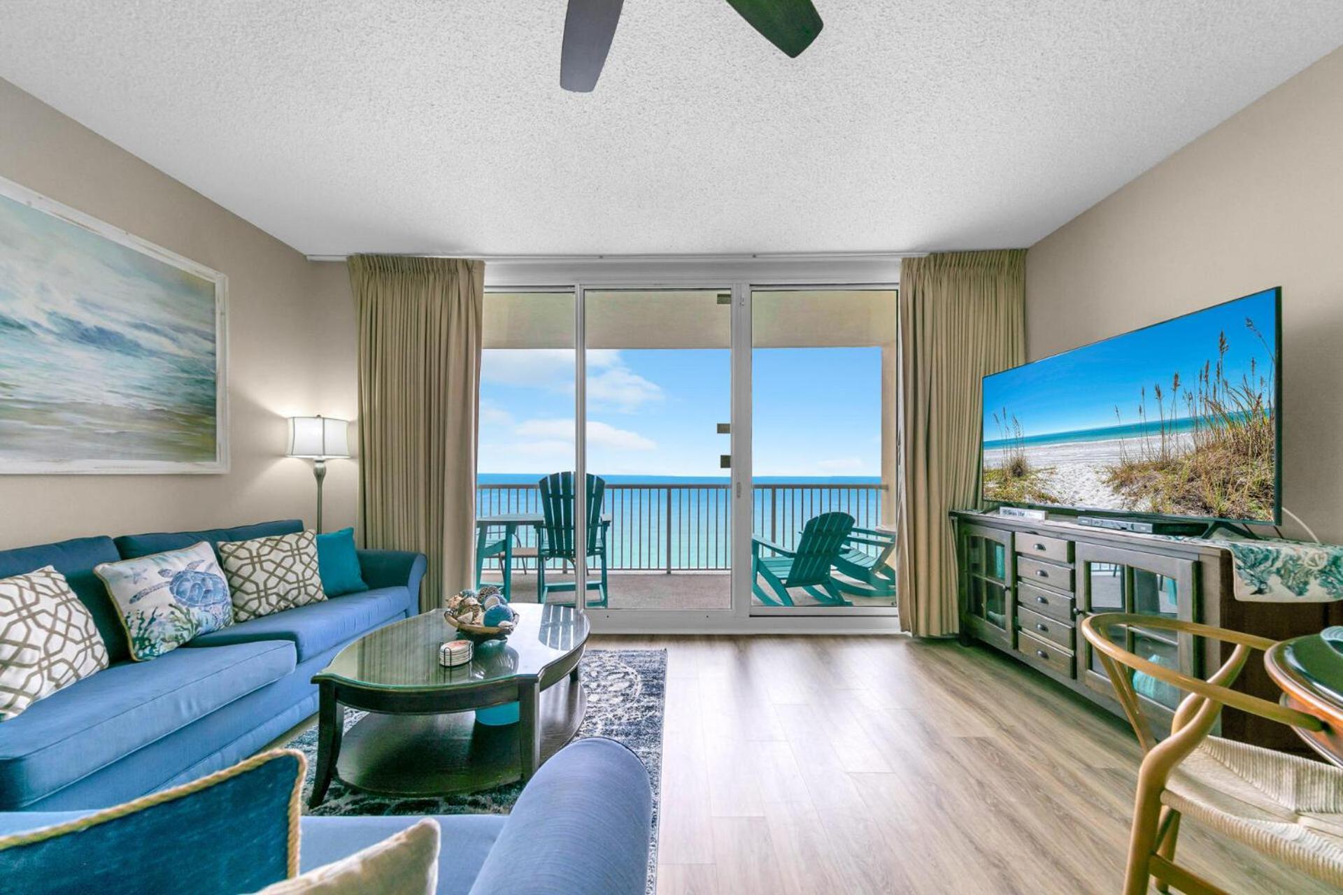 Stunning Ocean & Sunset Views, Direct Beach Access With 2 King Bedrooms At Panama City Beach, Fl Bagian luar foto